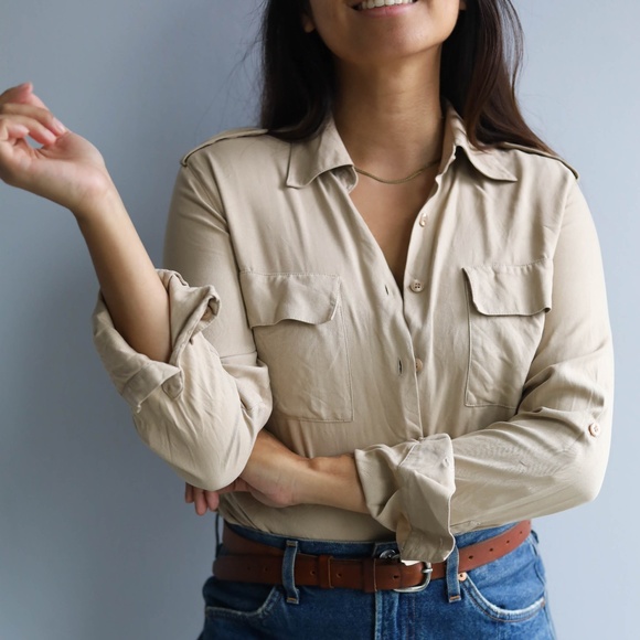 Safari button-up shirt (Tabi) - Picture 1 of 4